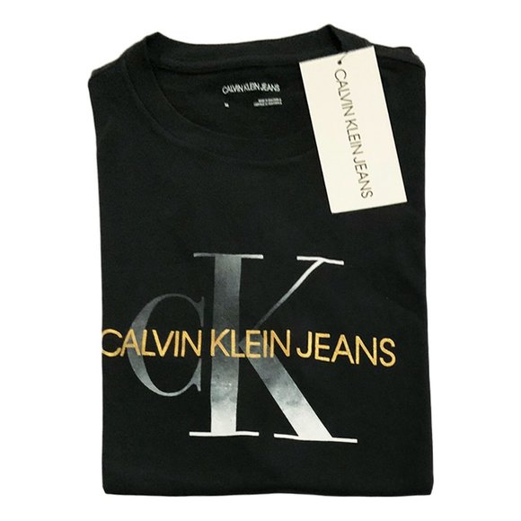 NWT CALVIN KLEIN AUTHENTIC MEN'S BLACK CREW NECK SHORT SLEEVE T-SHIRT SIZE M - Picture 5 of 5